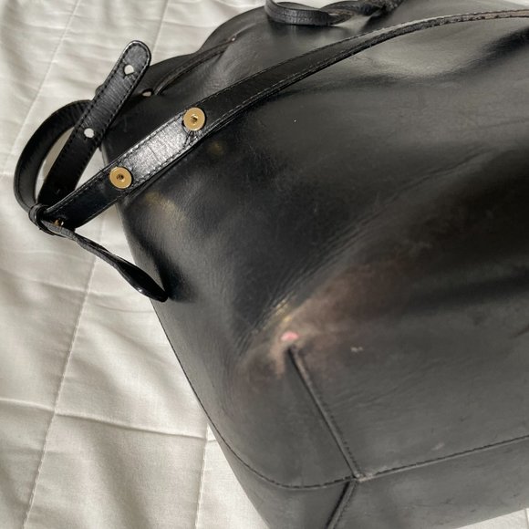 Mansur Gabriel crossbody/shoulder bucket bag - Picture 9 of 11